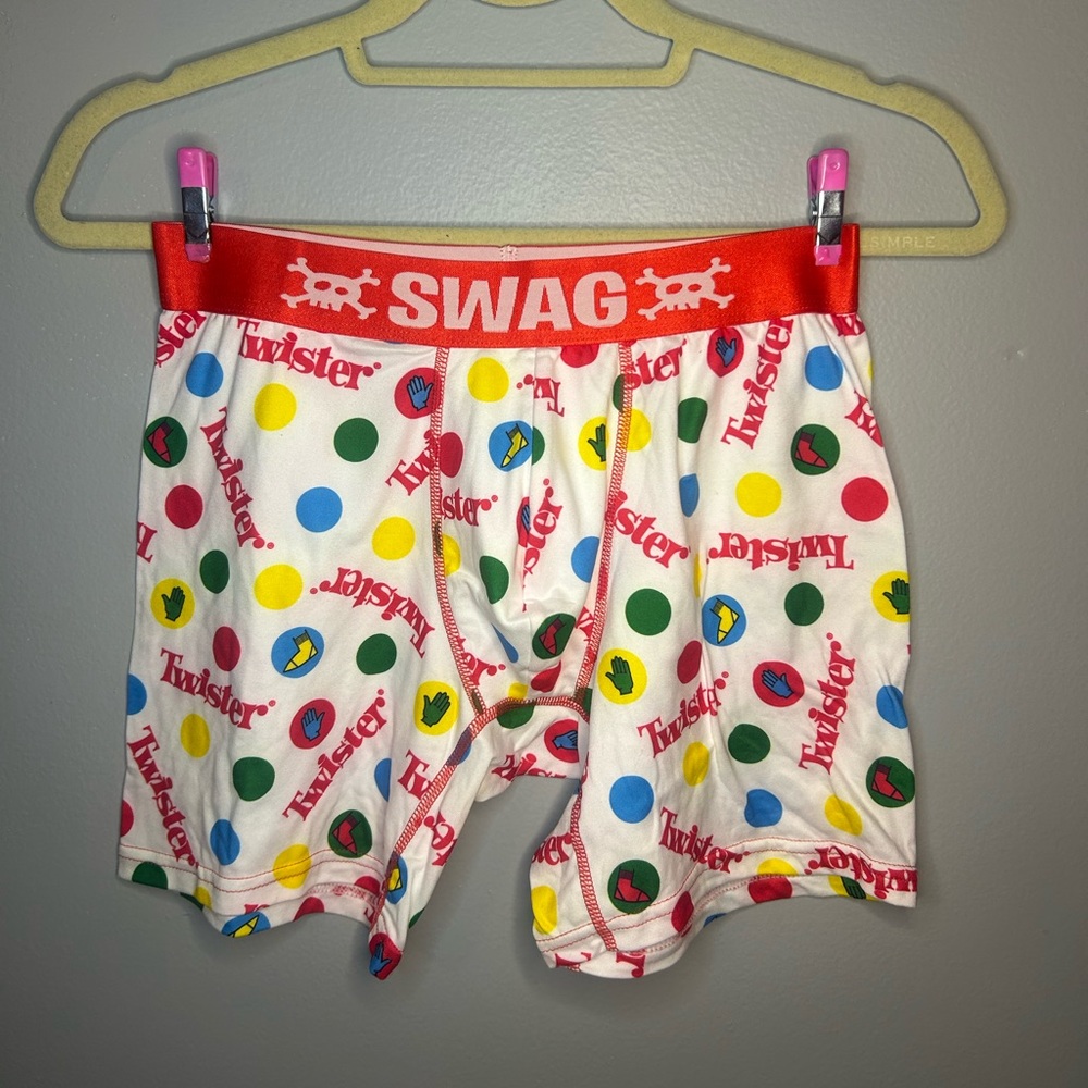 NWOT Adult Twister Game Board Unisex Boxer Briefs Stretch